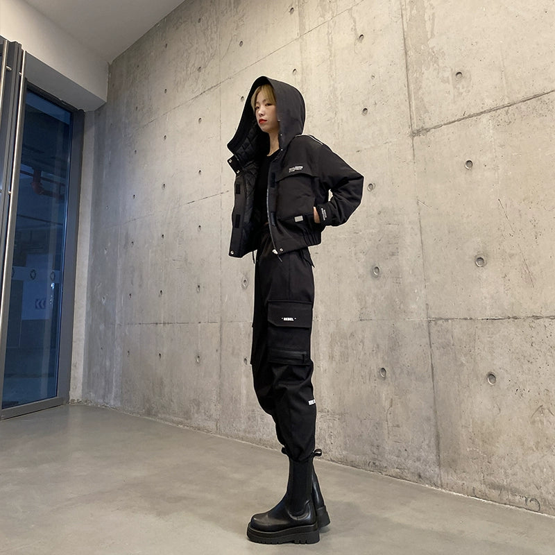 高腰カーゴジョガーパンツ(CA381)