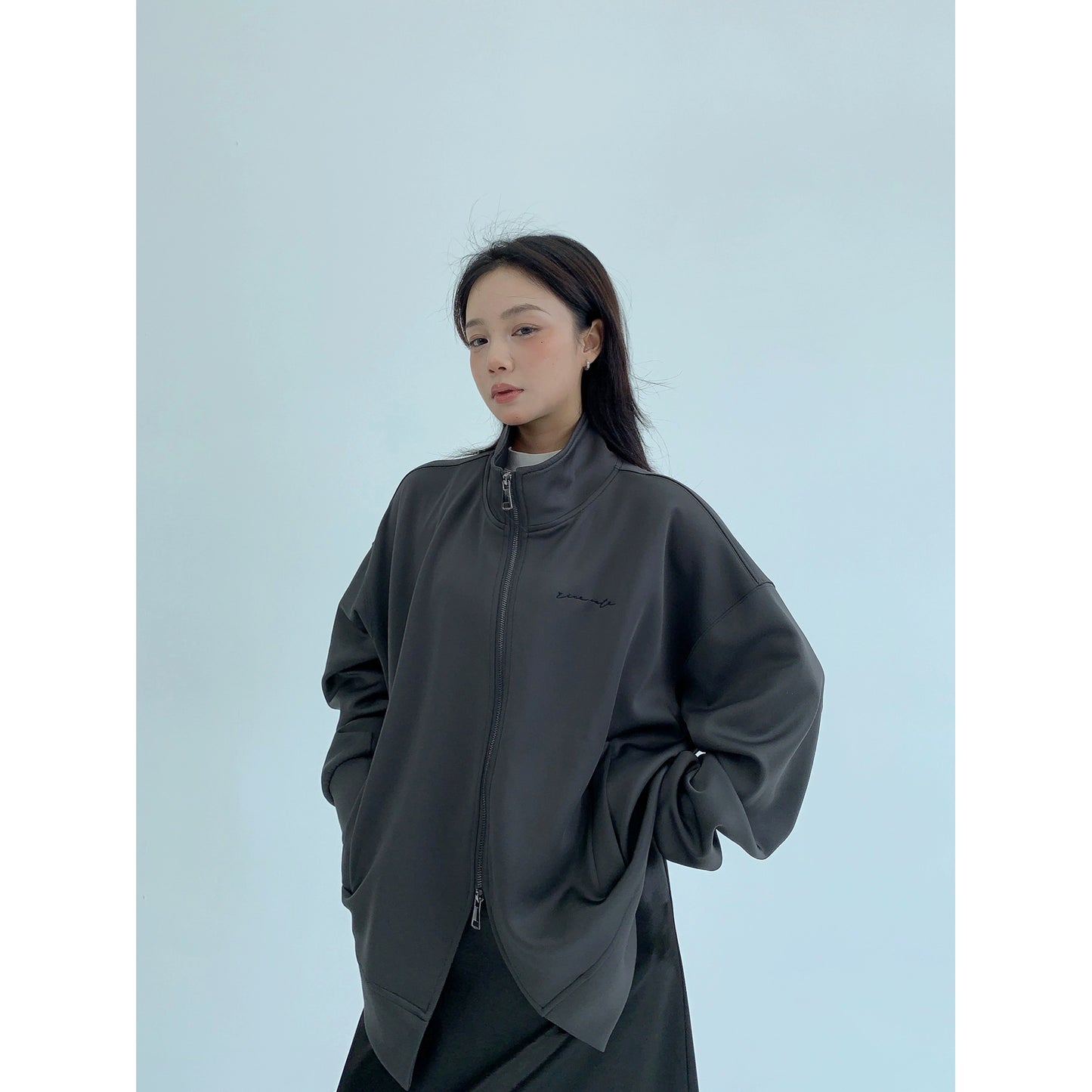 美式ヴィンテージ立領リラックスジャケット(HU940)