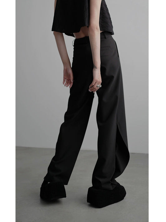 アシンメトリータックワイドスラックス(tG-#22>ID)