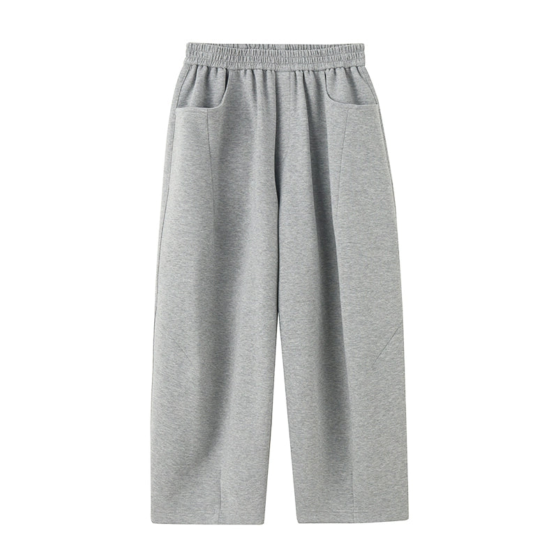 Vネックスウェット/ワイドパンツ/ルーズフィット(HU592)