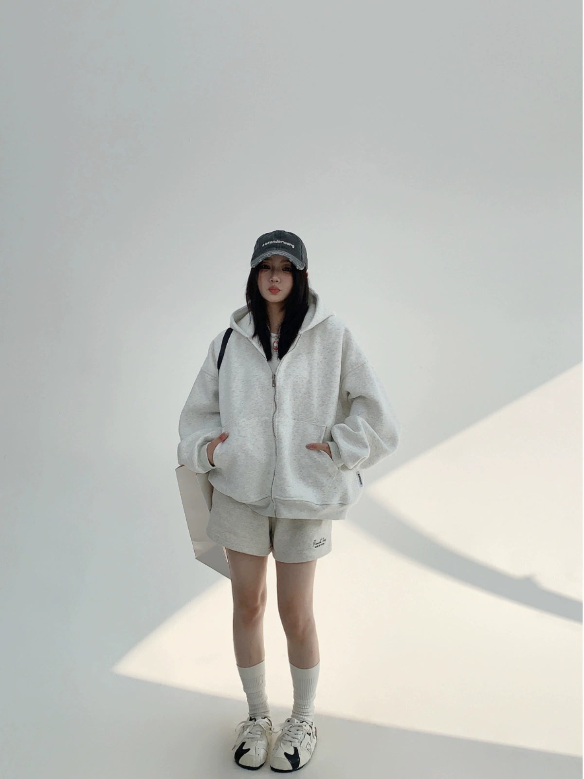 バックパックデザインフーディジャケット(HU290)