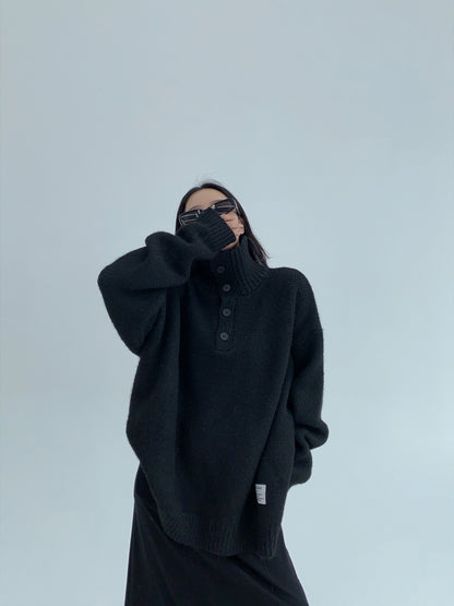 加厚ハイネックニット（AVN051）