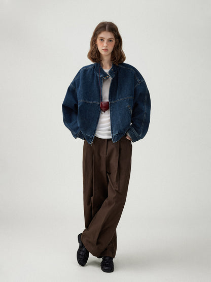 北欧ヴィンテージウォッシュデニムジャケット(TG22LD)