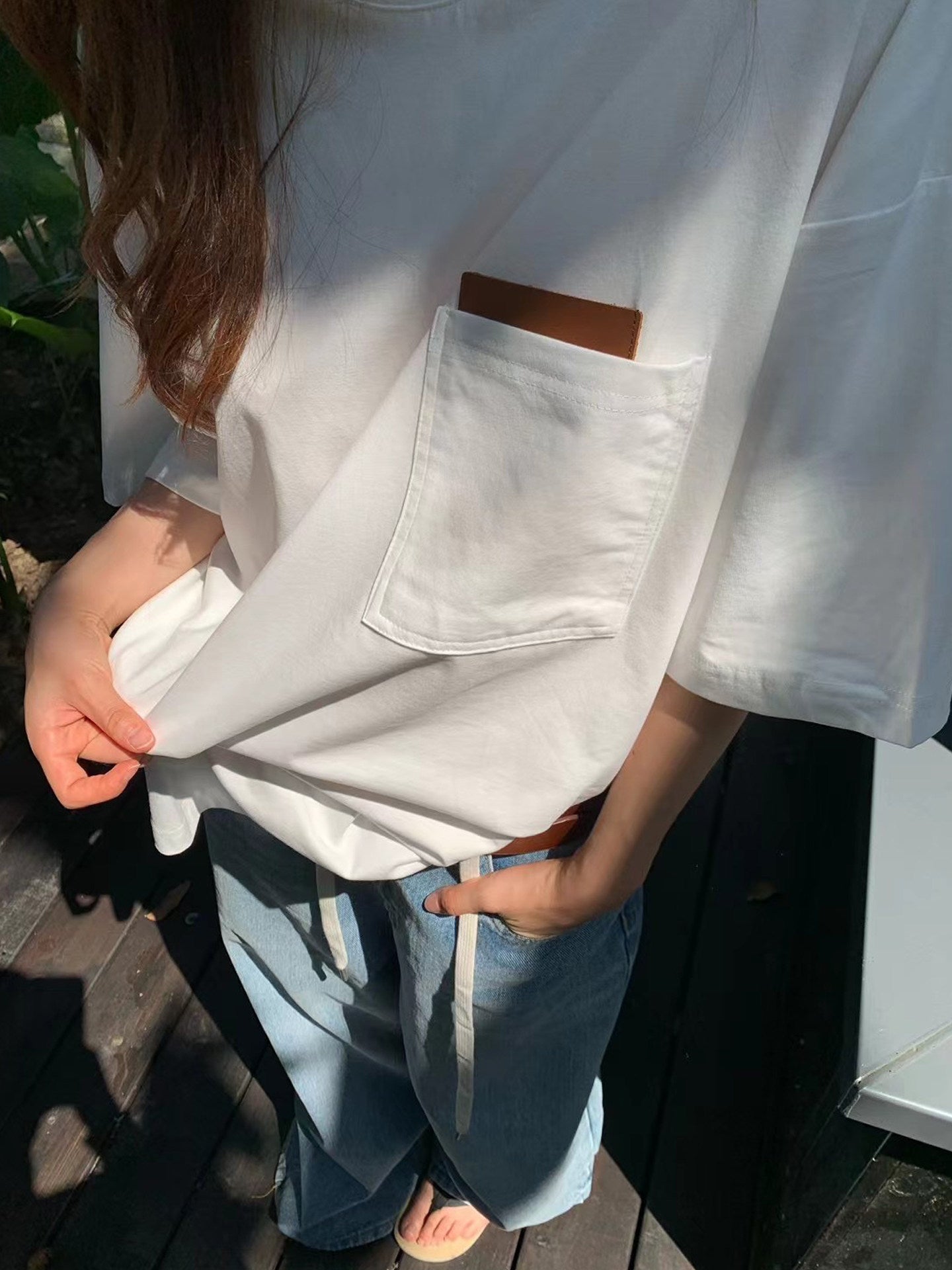 無地ゆったり半袖Tシャツ（AVN021）