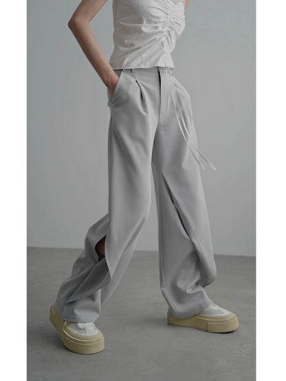 アシンメトリータックワイドスラックス(tG-#22>ID)