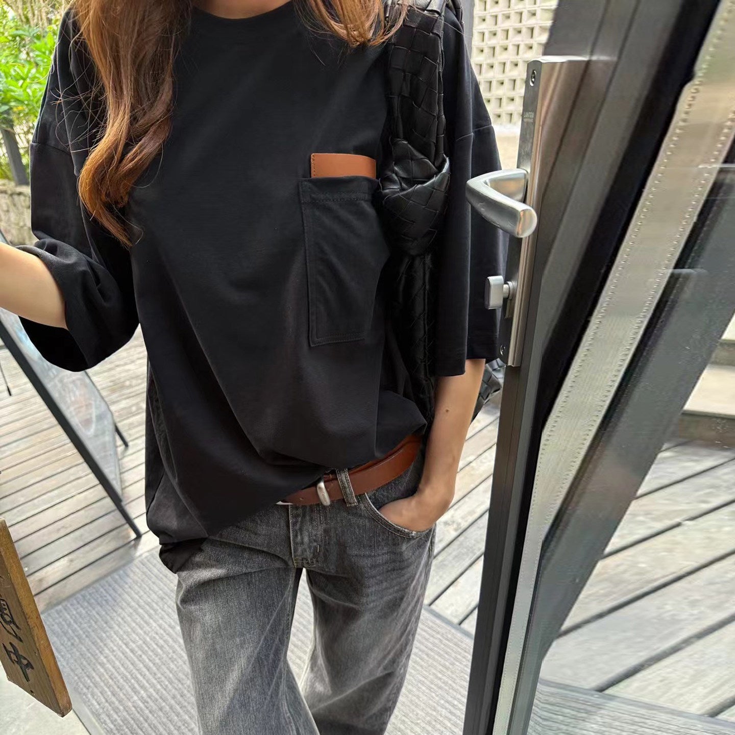 無地ゆったり半袖Tシャツ（AVN021）