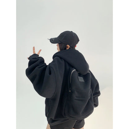 バックパックデザインフーディジャケット(HU290)
