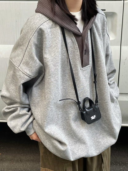 日系レトロ・ワッフル薄起毛フーディ（AVN004）