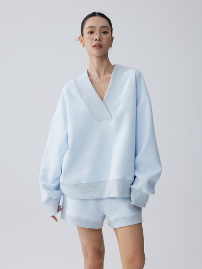 Vネックリブセットアップ（別売り）(MF278)