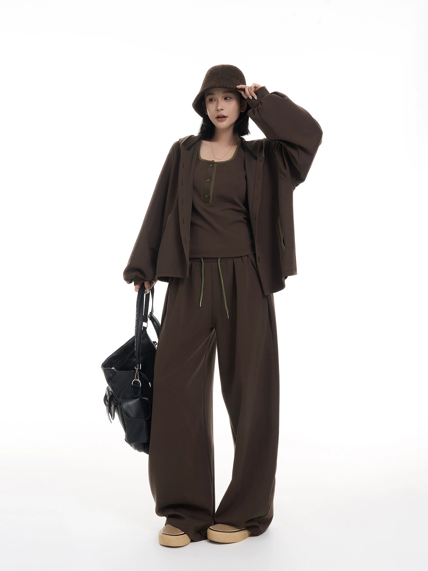 韓系リラックスカジュアルスウェット（CZ360）