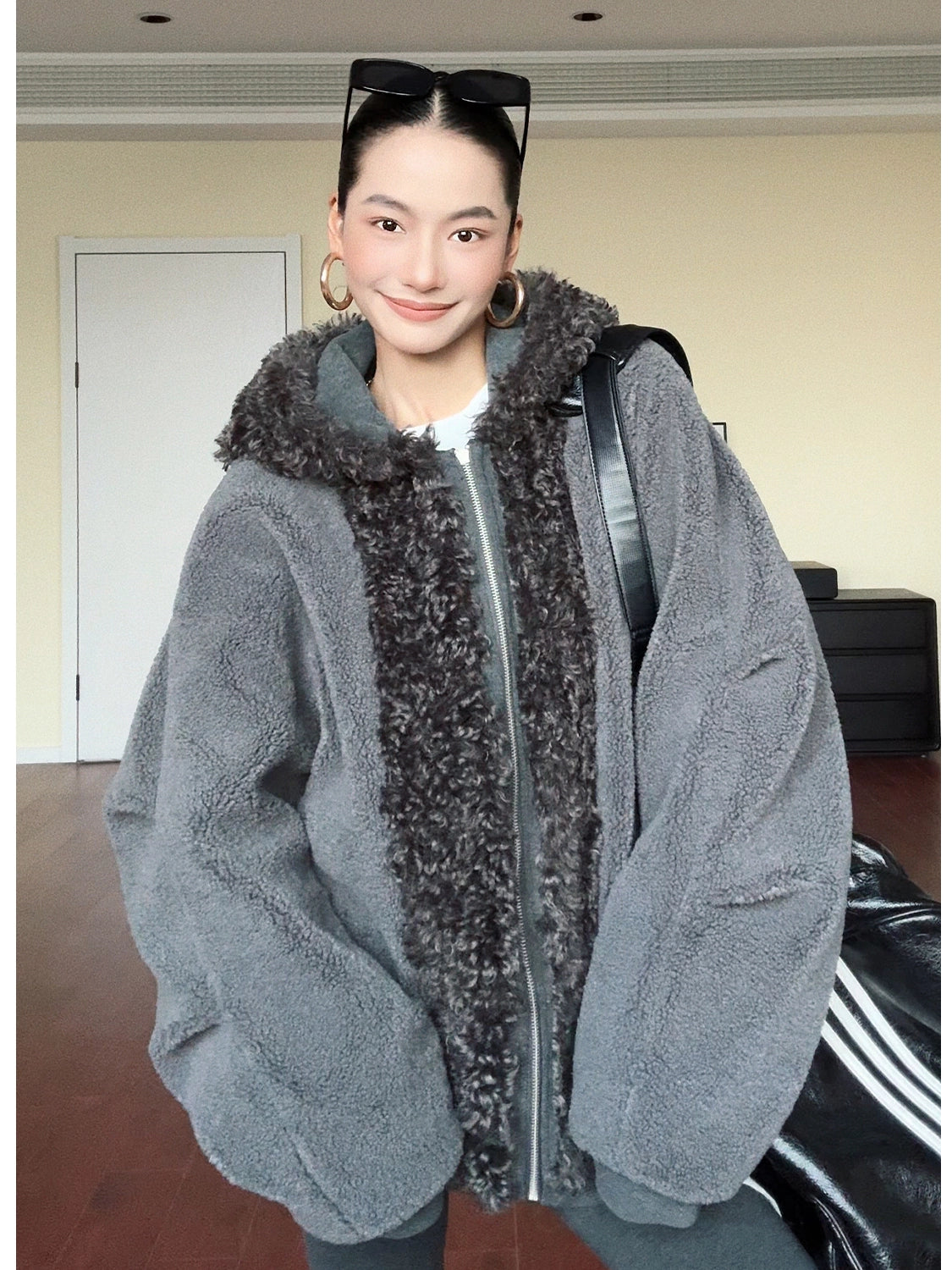 ふわもこ裏地×重厚感のあるビッグシルエット(CZ030)