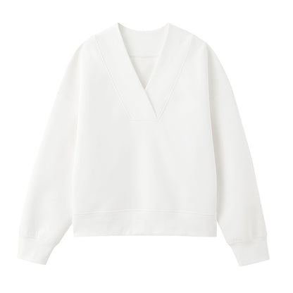 Vネックリブセットアップ（別売り）(MF278)