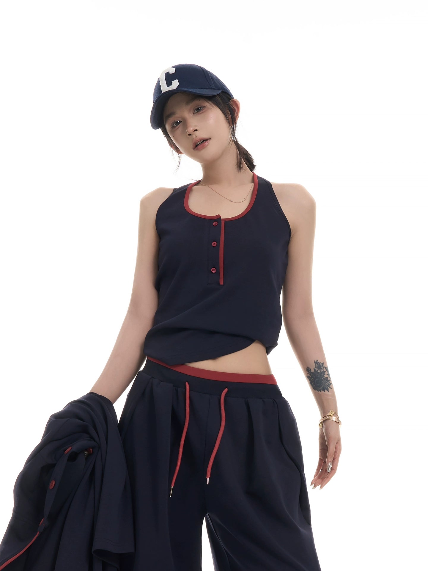 韓系リラックスカジュアルスウェット（CZ360）