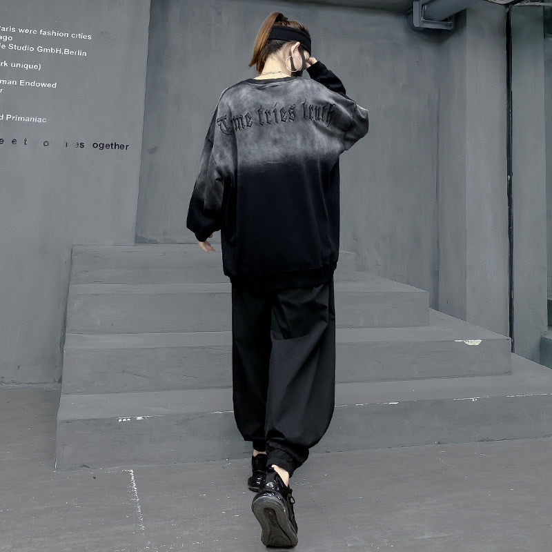 Mクールモード・ブラックグラデーション（スウェット＋ワイドパンツ）（AVN002）