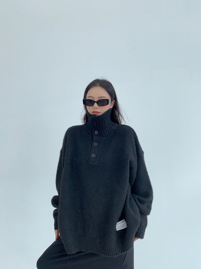 加厚ハイネックニット（AVN051）