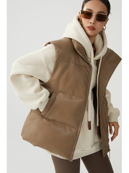 ショート丈 中綿ベスト（AVN032）