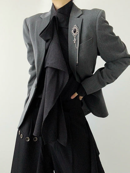 デザイン西装外套ジャケット(HU591)