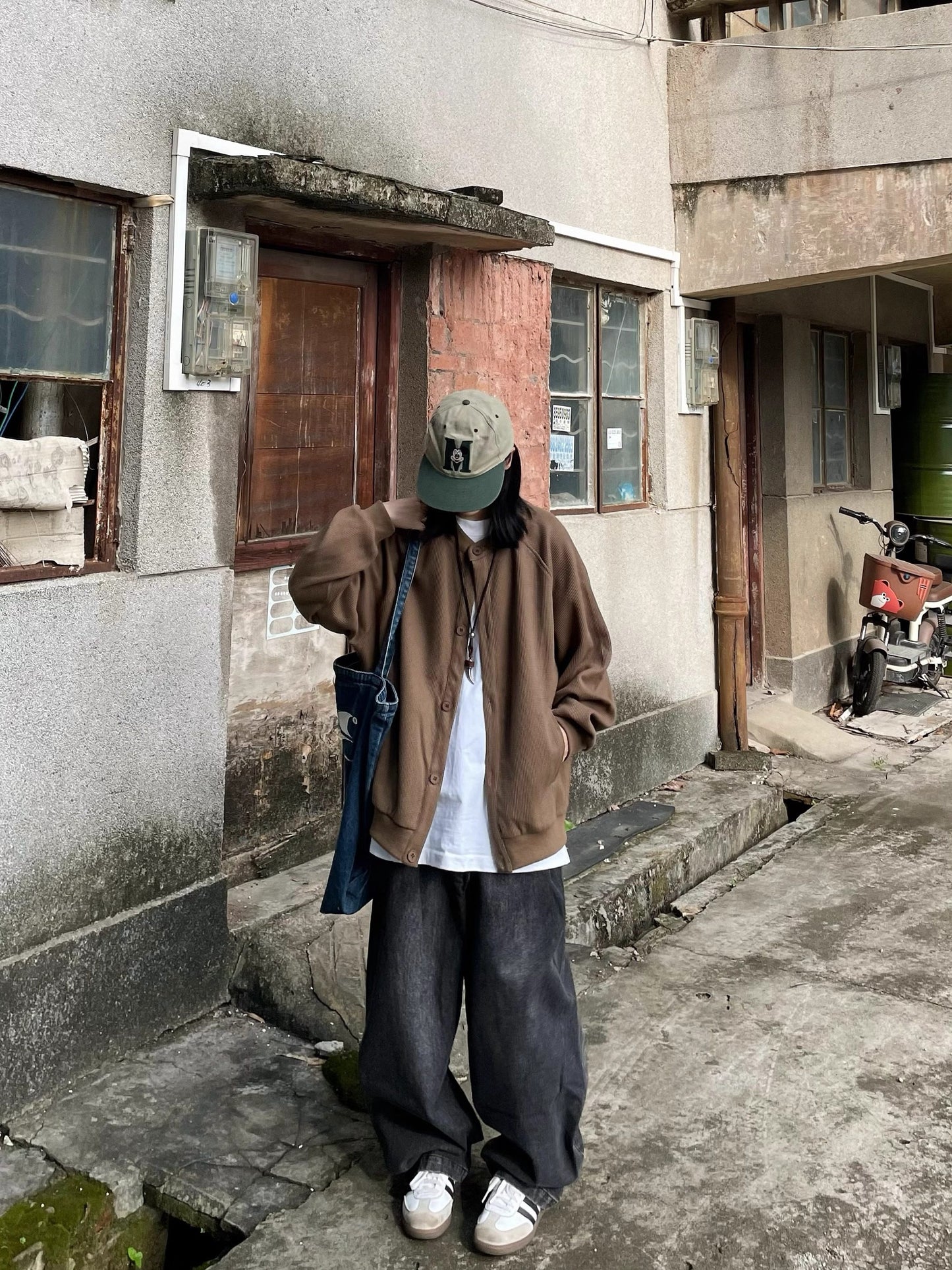 日系レトロ・340gヘビーウェイトワイドデニム（AVN006）