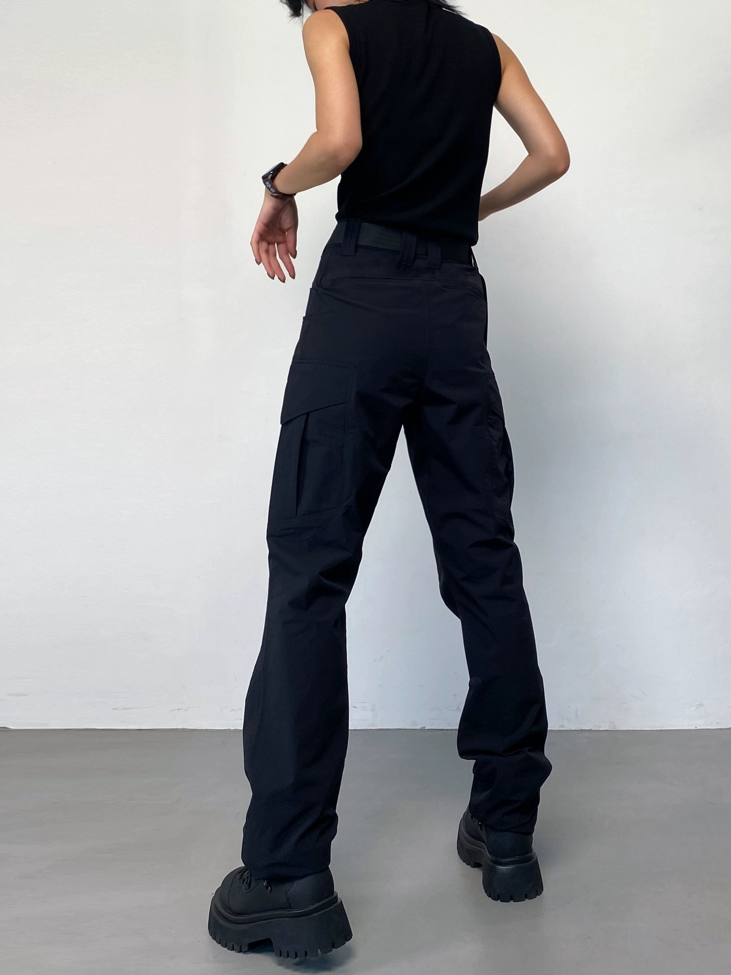 防水裏起毛カーゴジョガーパンツ（HU108）