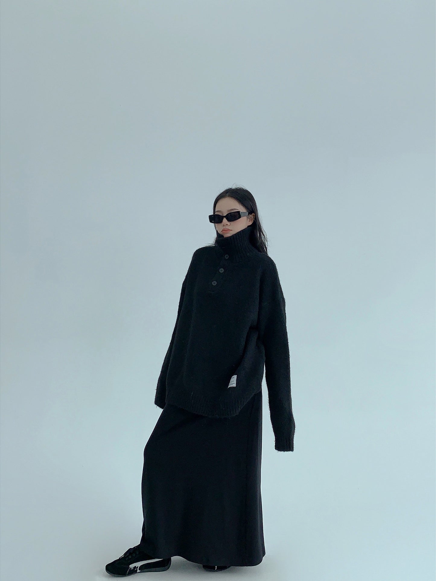 加厚ハイネックニット（AVN051）