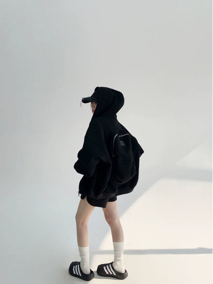 バックパックデザインフーディジャケット(HU290)