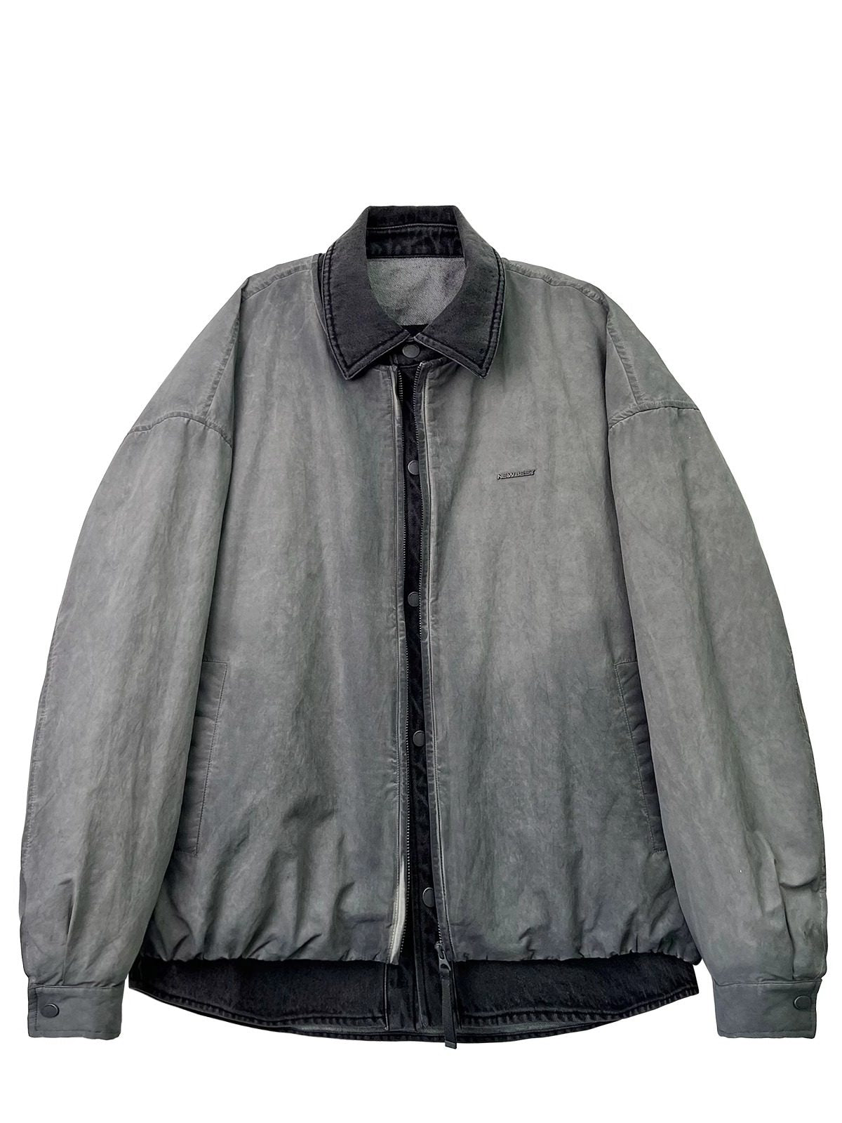 Mスタイリッシュ配色デザイン90%ホワイトダックダウンジャケット（AVN009）