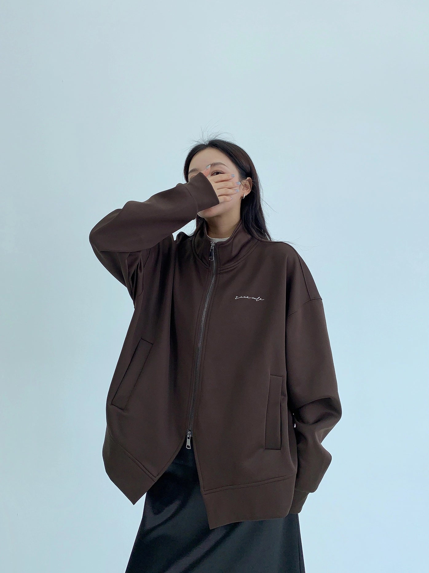 美式ヴィンテージ立領リラックスジャケット(HU940)