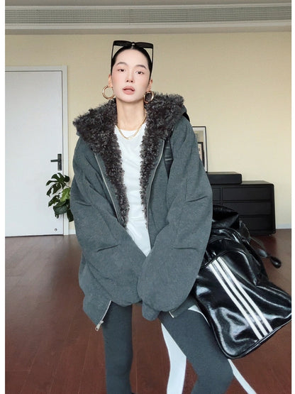 ふわもこ裏地×重厚感のあるビッグシルエット(CZ030)