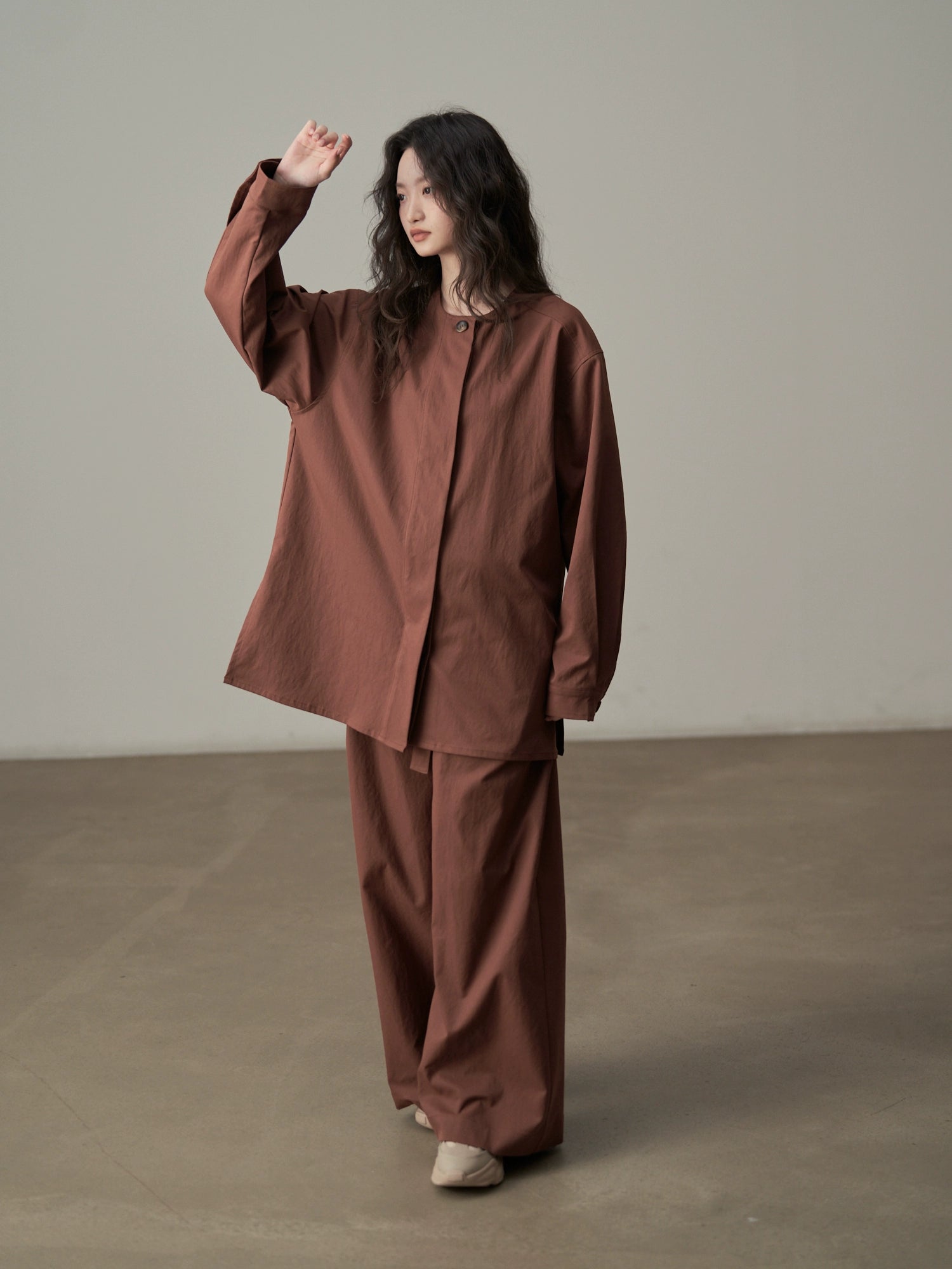 ミニマルデザインシャツジャケット｜ルーズシルエットシャツ（CZ011）