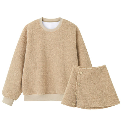 秋冬向けのふわもこセットアップ（別売り）(CZ366)