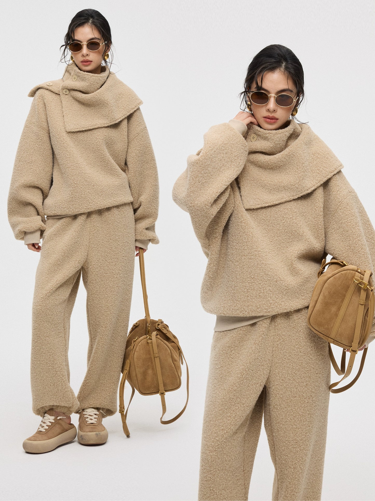 秋冬向けのふわもこセットアップ（別売り）(CZ366)