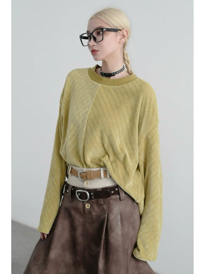 Vラインニットプルオーバー(CZ230)