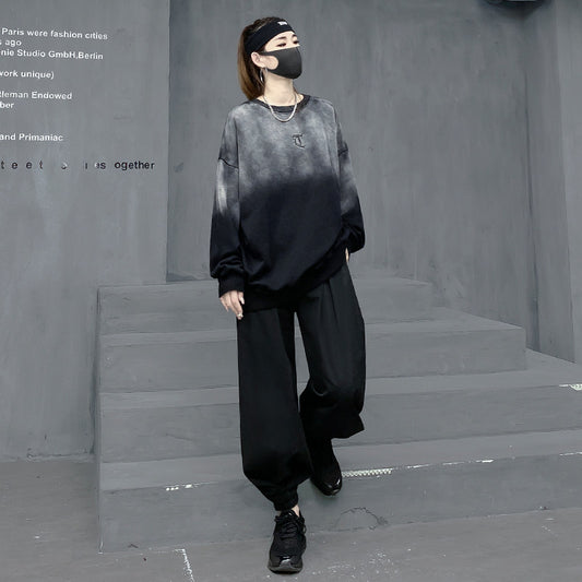 Mクールモード・ブラックグラデーション（スウェット＋ワイドパンツ）（AVN002）