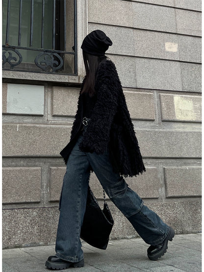 北極ふわもこボア・ビッグシルエットコート(MF945)