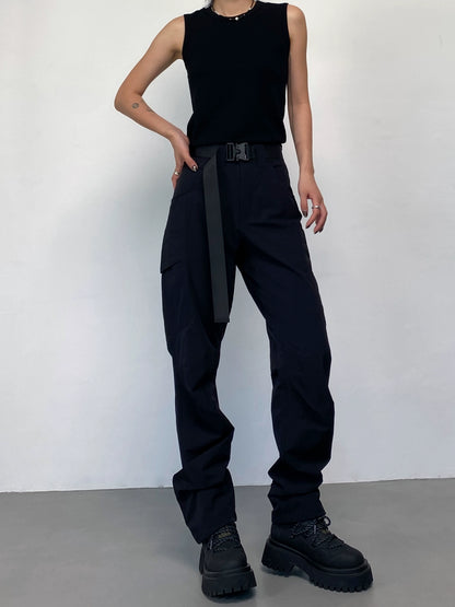 防水裏起毛カーゴジョガーパンツ（HU108）