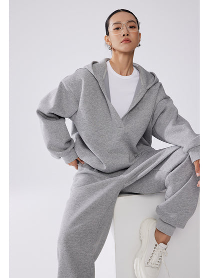 Vネックフーディ＋ジョガーパンツ（別売り）（AVN037）