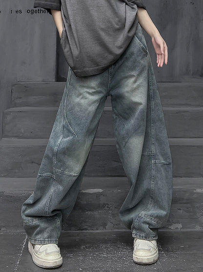 Mヴィンテージストレートデニムパンツ（AVN012）