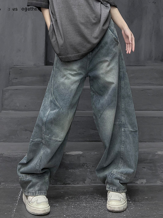 Mヴィンテージストレートデニムパンツ（AVN012）