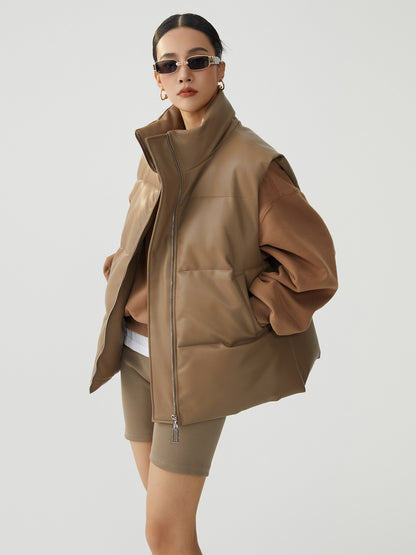 ショート丈 中綿ベスト（AVN032）