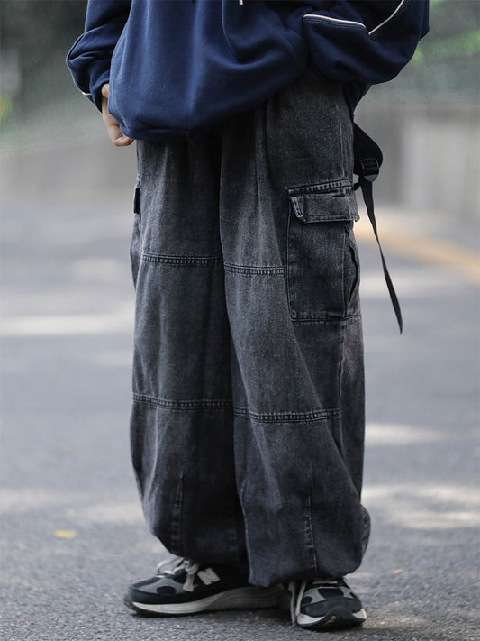 ヴィンテージ極太ストレートデニムパンツ（CZ222）