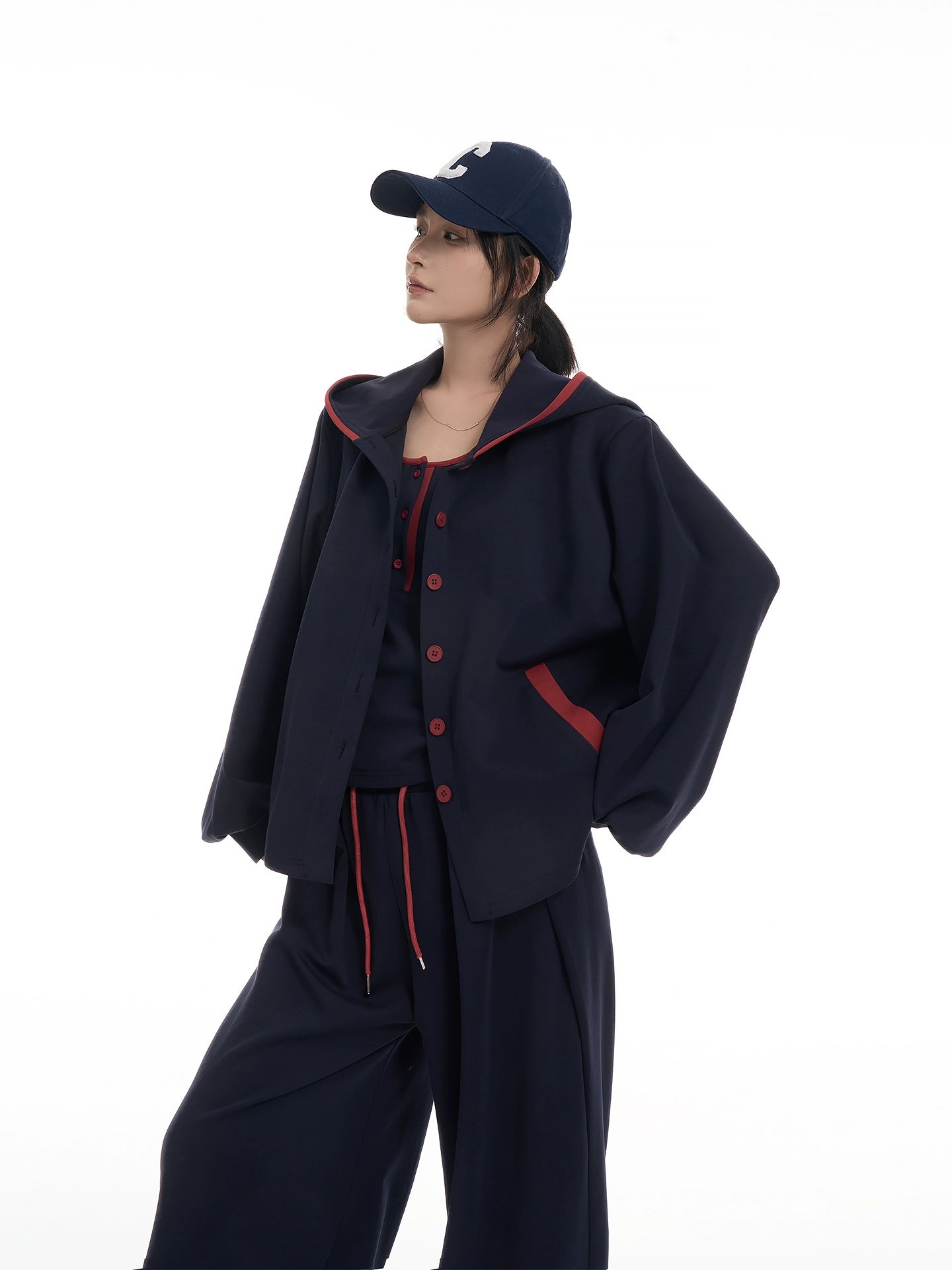 韓系リラックスカジュアルスウェット（CZ360）