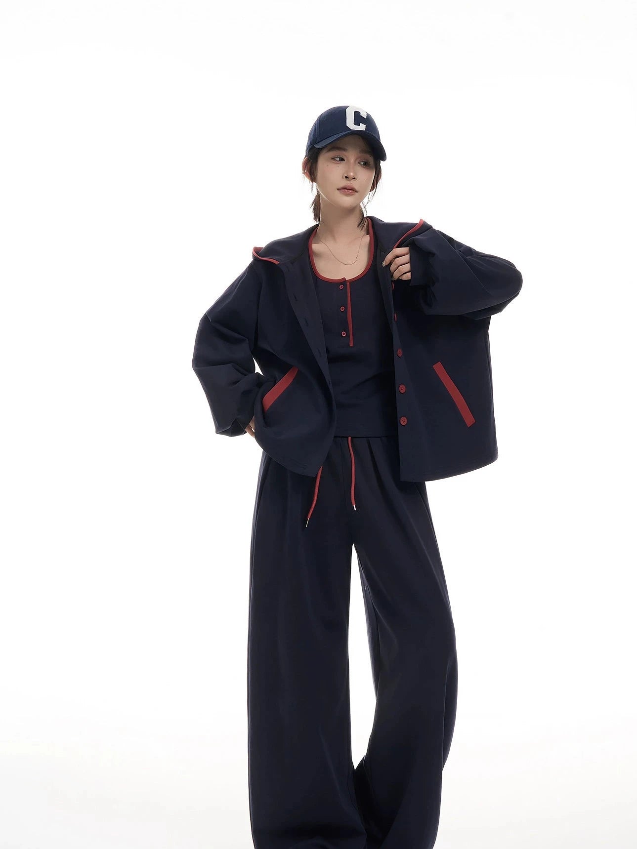 韓系リラックスカジュアルスウェット（CZ360）