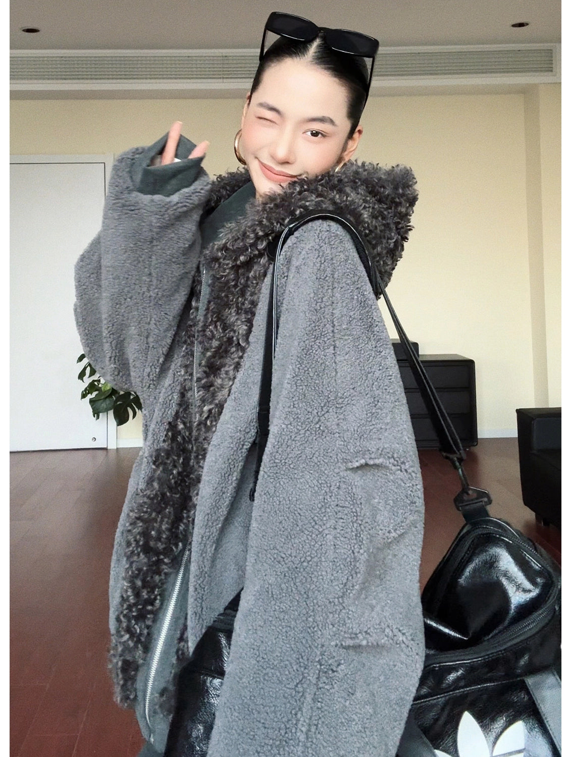 ふわもこ裏地×重厚感のあるビッグシルエット(CZ030)