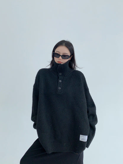 加厚ハイネックニット（AVN051）