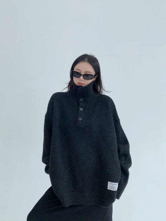 加厚ハイネックニット（AVN051）