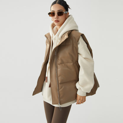 ショート丈 中綿ベスト（AVN032）