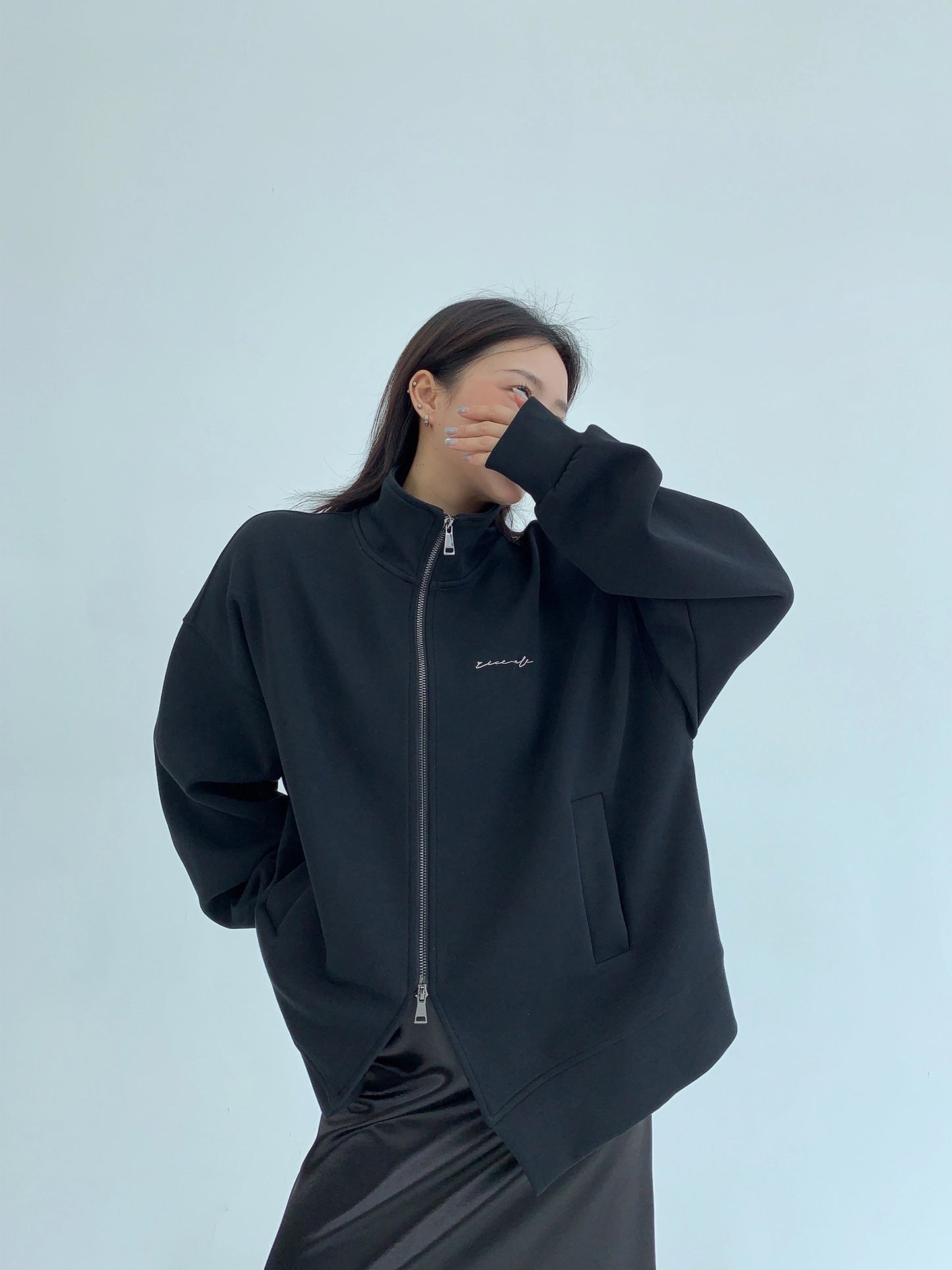 美式ヴィンテージ立領リラックスジャケット(HU940)