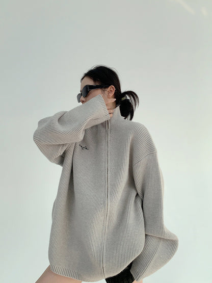 オーバーサイズニットカーディガン（AVN052）