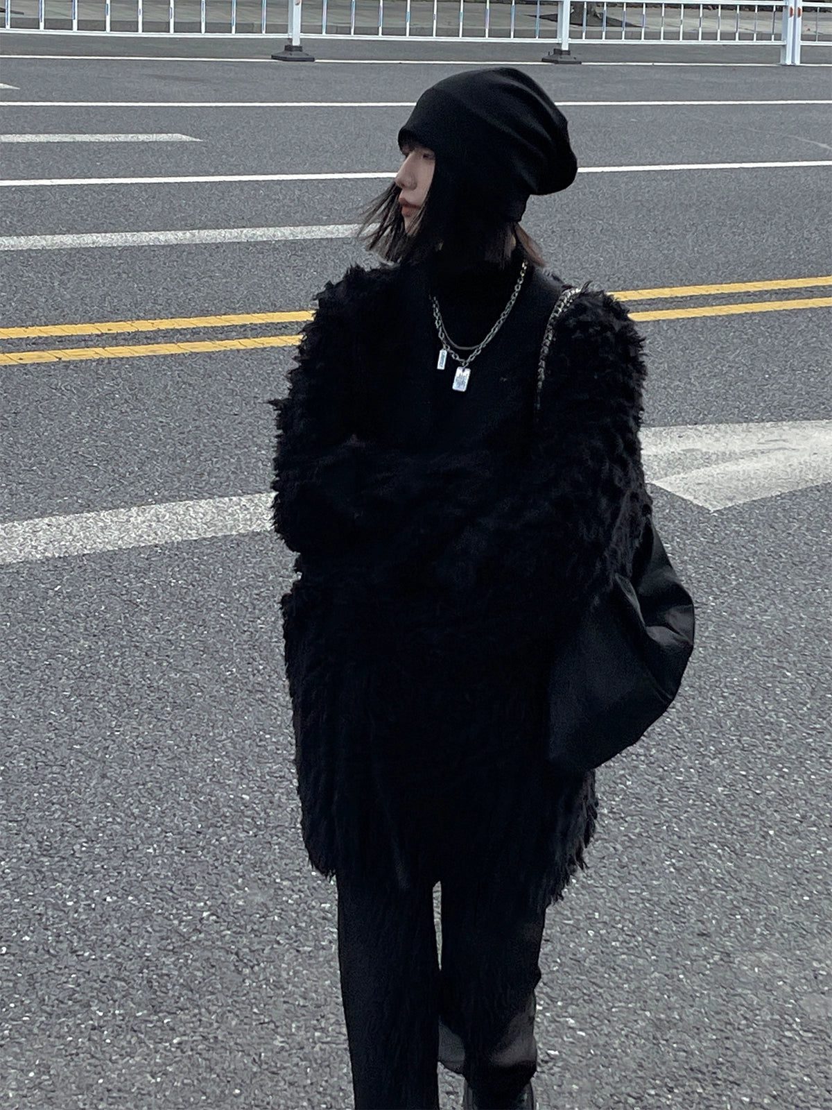 北極ふわもこボア・ビッグシルエットコート(MF945)