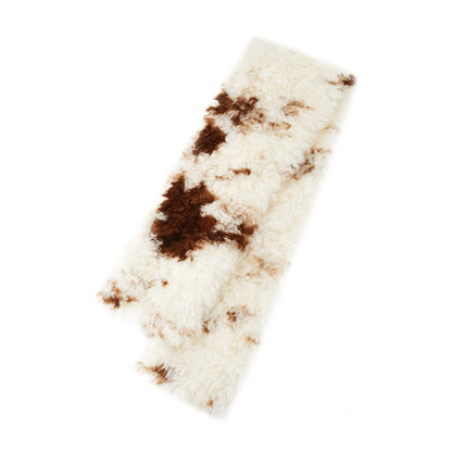 ミルクブラウン短丈アウター＋マフラー（AVN023）